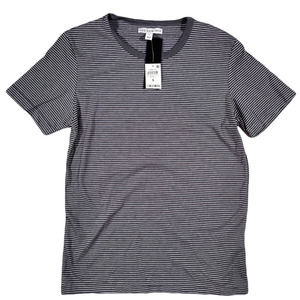And Now This Grey/White‎ Stripe T-Shirt Mens Small